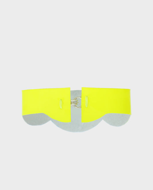 Studded leather belt